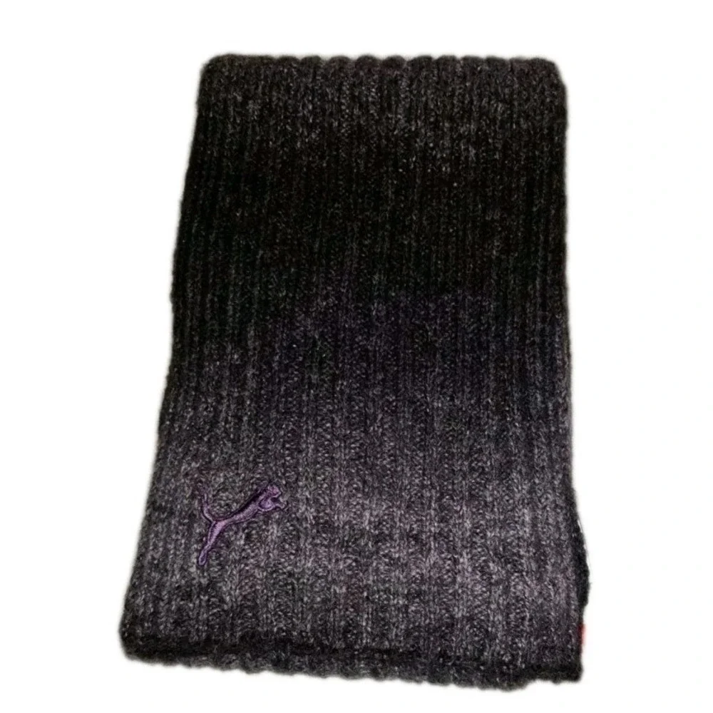 Puma Adult Sloane Knit Ribbed Scarf Shadow‎ Purple 76